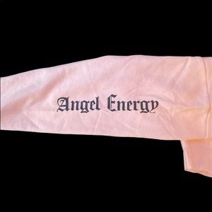 “Angel Energy” cropped hoodie